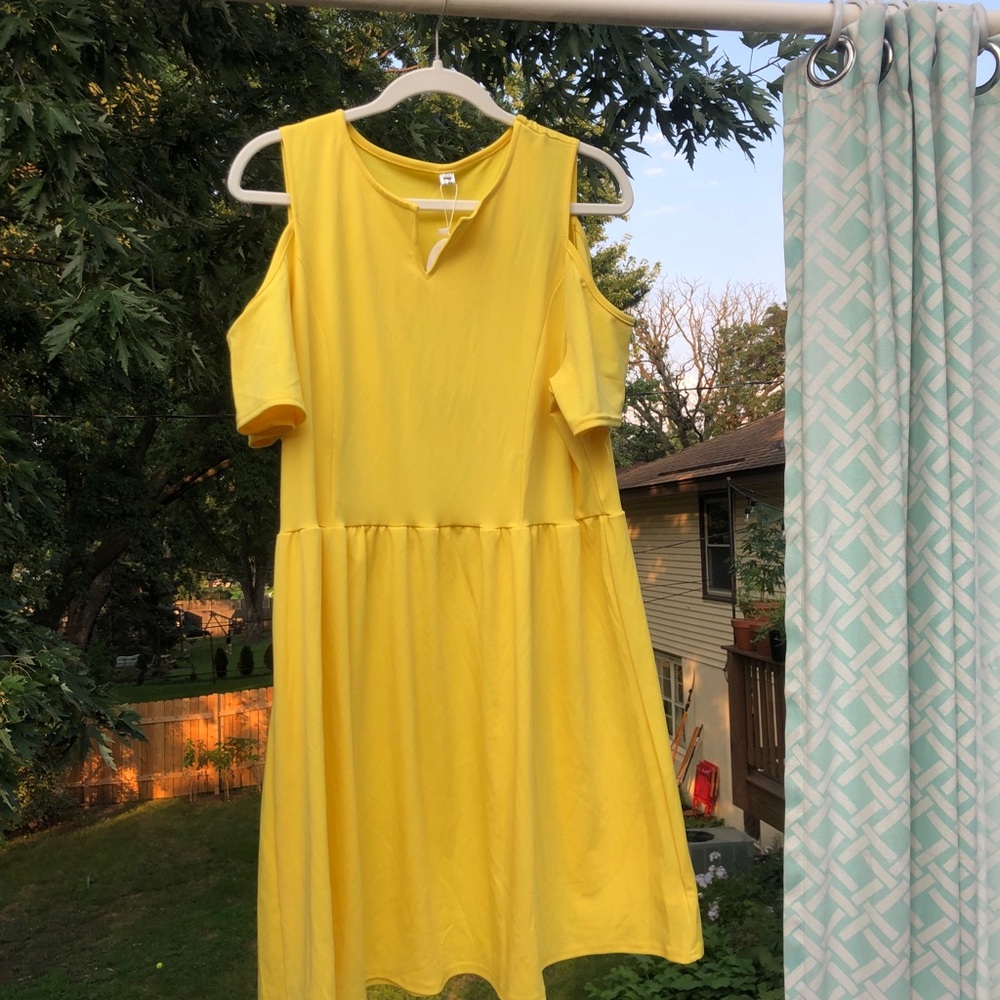 Pogtmm yellow dress